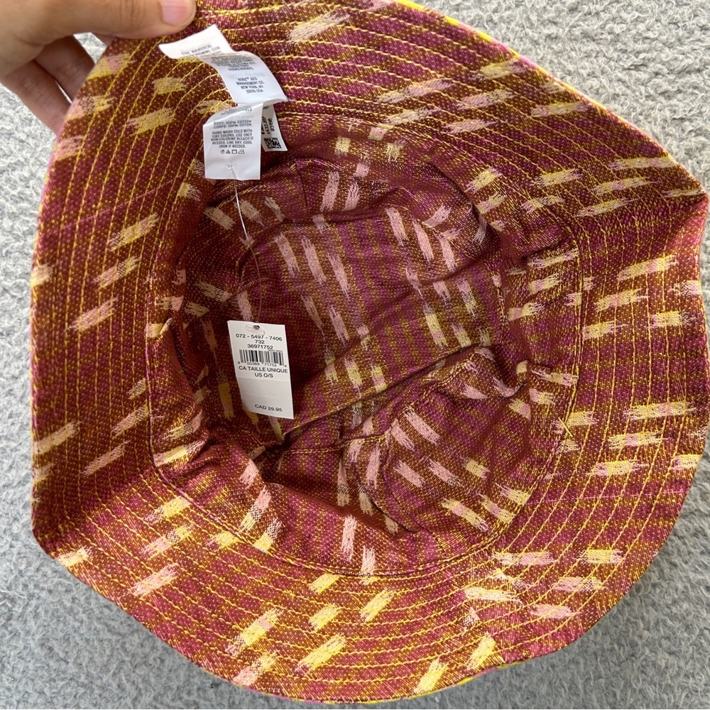 AERIE Jacquard Reversible Bucket Hat One‎ Size - Picture 9 of 11